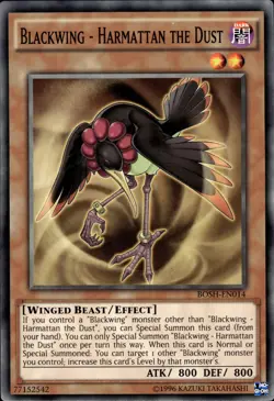 Blackwing - Harmattan The Dust - BOSH-EN014 - NM - YuGiOh - Image 1