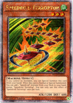 Speedroid Terrortop - MP24-EN040 Quarter Century Secret Rare 1st Edition Yugioh - Image 1