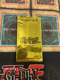 Yugioh The Movie Gold Promo Card Pack Sealed - Image 1