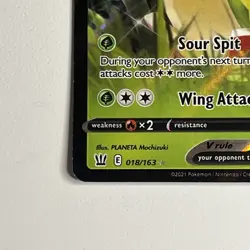 Pokemon TCG Battle Styles Flapple v Ultra Rare Holo Card #018/163 - Image 5
