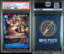 PSA10 Marshall D. Teach One Piece Card Japanese - Image 1