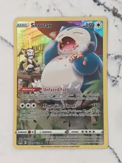Snorlax TG10/TG30 SWSH Lost Origin Trainer Gallery Holo Pokemon TCG Card - Image 1