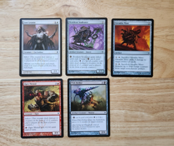 Magic the Gathering "New Phyrexia" 5 Card Lot, NM - Image 1