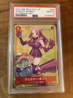 PSA10 Jewelry Bonney One Piece Card Japanese - Image 1