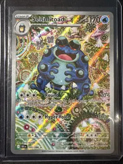 Seismitoad Card Pokemon TCG XY Steam Siege Holo Rare 105/086 - Image 1