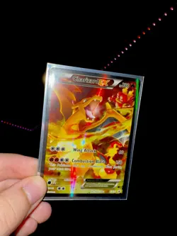 Charizard EX XY121 Holo Rare Pokemon Black Star Promo Card Full Art TCG - Image 1