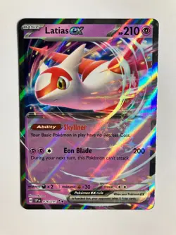 Pokemon TCG Latias ex 076/191 Double Rare Card Surging Sparks SV8 NM 2024 - Image 1