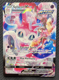 Sylveon VMAX TG15/TG30 Brilliant Stars FA Pokemon Card Trainer Gallery NM - Image 1