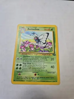 Butterfree 33/64 Jungle Uncommon Vintage Pokemon Card WOTC TCG English - Image 1