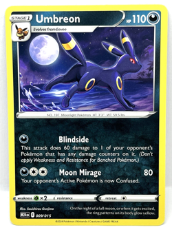 Umbreon - 009/015 Pokemon TCG McDonalds Happy Meal Dragon Discovery Pokemon Card - Image 1