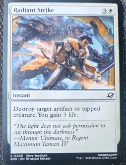 Radiant Strike (029) Edge of Eternities EOE MTG Magic - Image 1