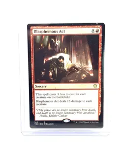 MTG, Blasphemous Act, Commander: Innistrad: Crimson Vow, Regular MT/NM - Image 1