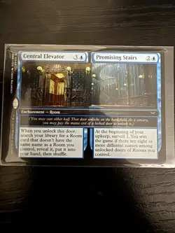 Central Elevator Promising Stairs [NM] - Duskmourn: House of Horror - MTG DSK - Image 1