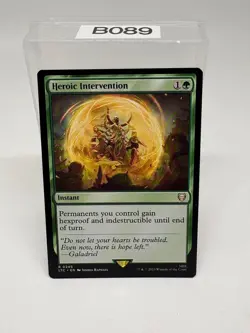 Heroic Intervention 0249 Non Foil Rare LOTR Commander MTG Near Mint - Image 1