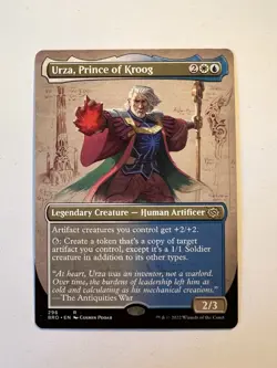 Urza, Prince of Kroog - BORDERLESS - MTG The Brothers' War - NM - Image 1