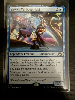 Vnwxt, Verbose Host 0073 ~ Rare NM MTG Aetherdrift - Image 1