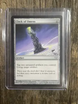 *CLOCK OF OMENS* - Fifth Dawn : MTG Magic The Gathering - Single Card : NM - Image 1
