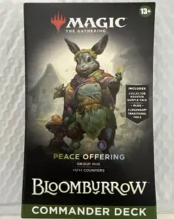 Mtg Commander Bloomburrow Peace Offering New Sealed Deck Magic The Gathering - Image 1