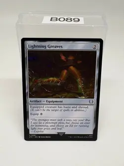 Lightning Greaves #281 (NM) Lord of the Rings LTC Magic MTG - Image 1