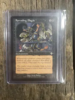 *SPREADING PLAGUE* - Invasion : MTG Magic The Gathering - Single Card : NM - Image 1