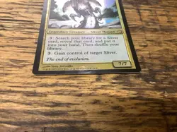 MTG Magic Card Sliver Overlord Foil 24/41 PDS Premium Deck Series Played - Image 3