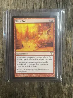 *WAR'S TOLL* - Dissension : MTG Magic The Gathering - Single Card : LP - Image 1
