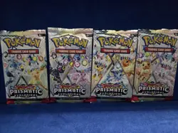 Pokemon Prismatic Evolutions Booster Pack - 10 Cards/Pack - Random Art - SEALED - Image 1
