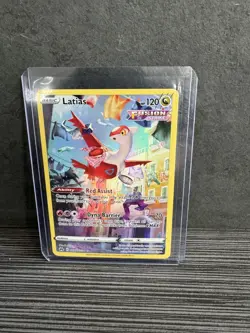 Pokemon Latias GG20/GG70 Ultra Rare Crown Zenith Galarian Gallery Full Art Holo - Image 1