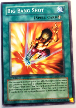 YuGiOh! - Big Bang Shot - SDDE-EN024 - 1st Edition - Common - Image 1