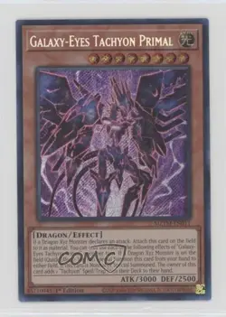 Galaxy-Eyes Tachyon Primal 1st Ed. YuGiOh Maze of the Master #MZTM-EN011 - Image 1