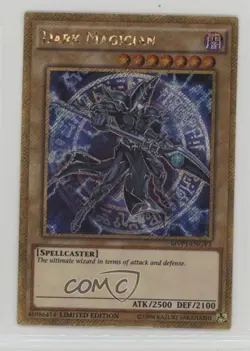 Dark Magician Gold Edition Limited YuGiOh The Side of Dimensions Movie Pack - Image 1