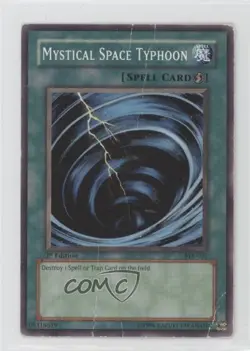 Mystical Space Typhoon 1st Ed. YuGiOh Starter Deck Yugi Evolution #SYE-037 2004 - Image 1