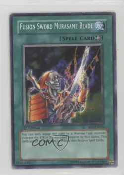 Fusion Sword Murasame Blade 1st Ed. YuGiOh Warrior's Triumph Structure Deck 2005 - Image 1