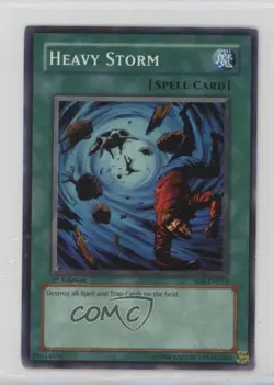 Heavy Storm 1st Ed. YuGiOh Fury From the Deep Structure Deck #SD4-EN019 2005 - Image 1