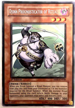 YuGiOh! Djinn Prognosticator of Rituals ABPF-EN038 1st Edition Rare - Image 1