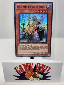 YuGiOh Royal Knight of the Ice Barrier STBL-EN091 Super Rare 1st Edition NM - Image 1
