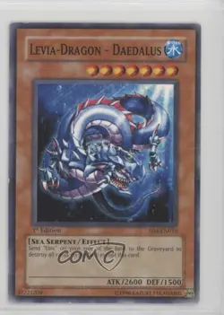 Levia-Dragon - Daedalus 1st Ed. YuGiOh Fury From the Deep Structure Deck 2005 - Image 1
