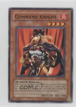 Command Knight 1st Ed. YuGiOh Warrior's Triumph Structure Deck #SD5-EN008 2005 - Image 1