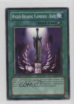 Wicked-Breaking Flamberge - Baou 1st Ed. YuGiOh Warrior's Triumph Structure Deck - Image 1