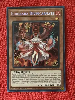 YuGiOh! Kurikara Divincarnate - Battles of Legend: Terminal Revenge (BLTR) (SR) - Image 1