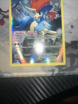 Keldeo XY118 XY Black Star Promo Full Art Holo Card - Image 2