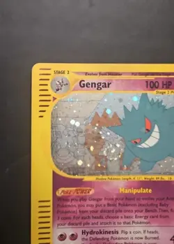 Pokemon Card-Gengar-Skyridge-H9/H32-Holo-ENG-Very Good-SWIRL - Image 3