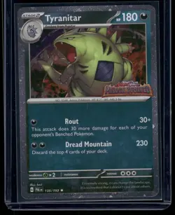 Tyranitar (Paldea Evolved Stamp) Promo Miscellaneous Cards & Products 135/193 NM - Image 1