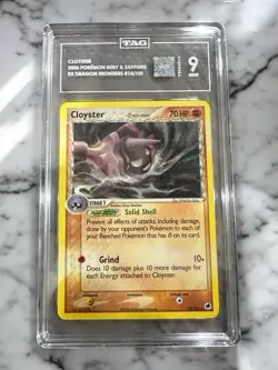 2006 Pokemon Card Cloyster 14/101 TAG Mint 9 EX Dragon Frontiers - Image 1