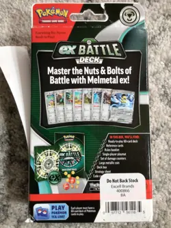 Pokemon Trading Card Game Iron Valiant EX Box & EX Battle Deck Melmetal EX *NEW* - Image 5