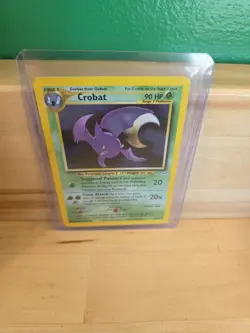 Crobat 4/64 Neo Revelation Holo Rare WoTC Pokemon Trading Card Game 2000 NM - Image 1