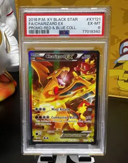 Charizard Ex XY121 Xy Black Star Promo PSA 6 Graded Pokemon Card - Image 1