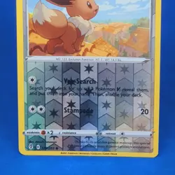 Eevee Reverse Holo 125/203 Evolving Skies Pokemon Tcg Ccg Card 2021 - Image 4