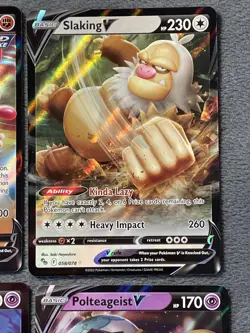 Pokemon Cards V Lot Rare Holo Drampa Decidueye Kleavor Medicham Slaking Torkoal - Image 5