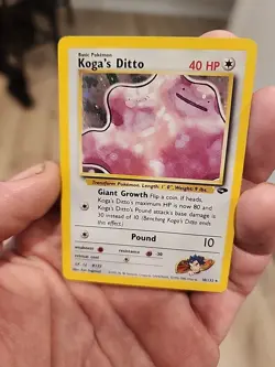 Koga's Ditto Pokemon Card Gym Challenge Set 113/132 - Image 2